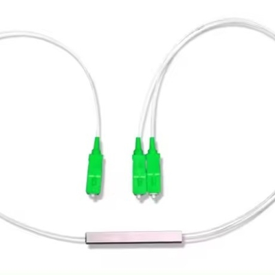 ANATEL 인증 1x8 SC/APC 마이크로 미니 블록 스틸 튜브 FTTH PLC 스플리터 및 3 시간