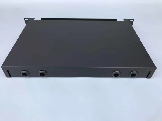 냉불판 1U 24 포트 SC SX FTTH 광섬유 패치 패널 19 인치 바위 마운트