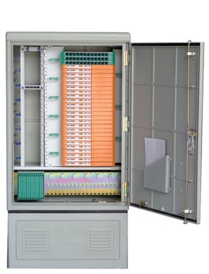 FTTH ODF 외관 96 144 288 576 코어 광섬유 크로스 커넥트 캐비닛 강화 어댑터