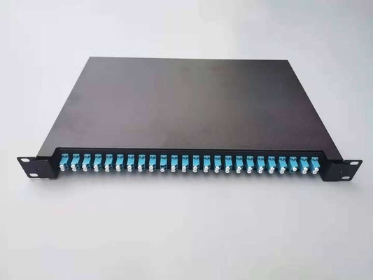 FTTX ODF 광 분배 프레임 19 인치 랙 FTTX 연결을 위한 24 코어 장착
