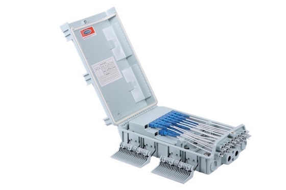 FTTX ODB NAP FTTH 16Ways IP65 PC ABS 소재로 방수 케이블 스플리터 박스