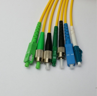 SC-SC 패치 코드 3m 길이 ≤0.3dB 삽입 손실 -40-70°C 환경에 적합