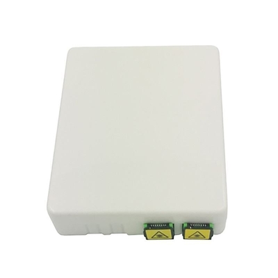 벽에 장착된 FTTH 미니 광섬유 소켓 패널 박스 2 개의 포트와 SC/APC Pigtail
