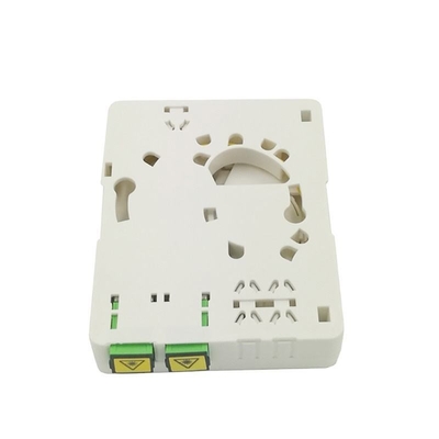 벽에 장착된 FTTH 미니 광섬유 소켓 패널 박스 2 개의 포트와 SC/APC Pigtail