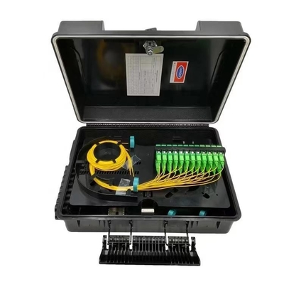 미니 PLC 스플리터 섬유 배포 상자 32/48 코어 ABS NAP IP68 2PCS 1X16 또는 48 어댑터