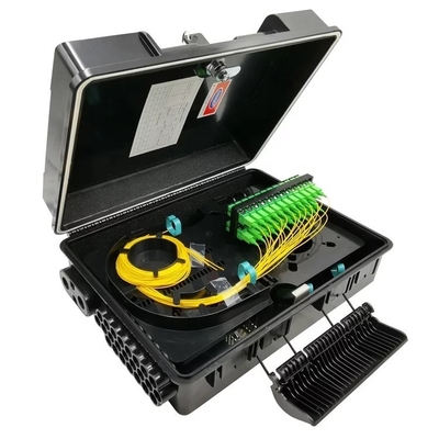 미니 PLC 스플리터 섬유 배포 상자 32/48 코어 ABS NAP IP68 2PCS 1X16 또는 48 어댑터