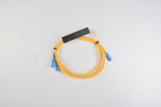 1x2 4 8 16 박스 PLC G657A1 0.9mm SCUPC 방향성을 위한 코퍼 광섬유 PLC 스플리터 dB ≥55