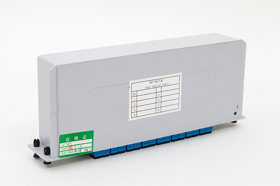 1*16 1*32 SC 커넥터 LGX PLC 카세트 PLC 스플리터 섬유 타입 G657 또는 사용자 정의 3 시간