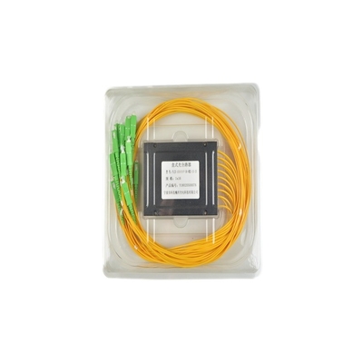 EPON GPON 광섬유 ABS 박스 타입 PLC 스플리터 옵티코 스플리터 1x8 방향성 dB ≥55