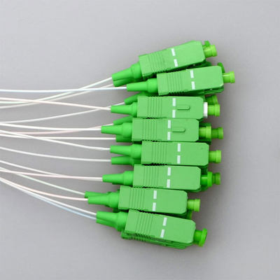 EPON GPON 광섬유 ABS 박스 타입 PLC 스플리터 옵티코 스플리터 1x8 방향성 dB ≥55