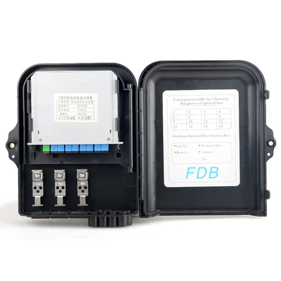 통신 8포트 FTTX 야외 LGX 광섬유 분산기 배급 상자