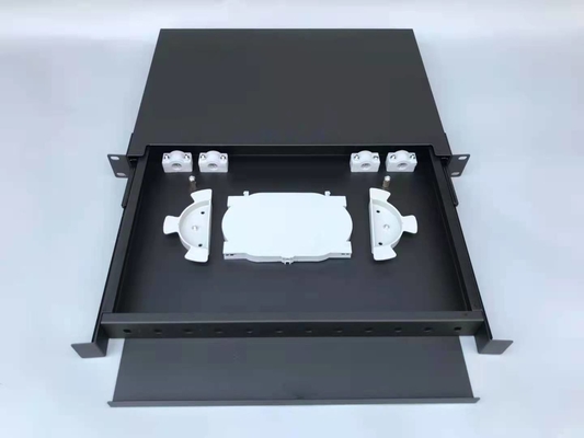 PLC 스플리터 1U 19&quot; 24 포트 SC/APC 1 24 무선 LAN 네트워크용 광섬유 스플리터