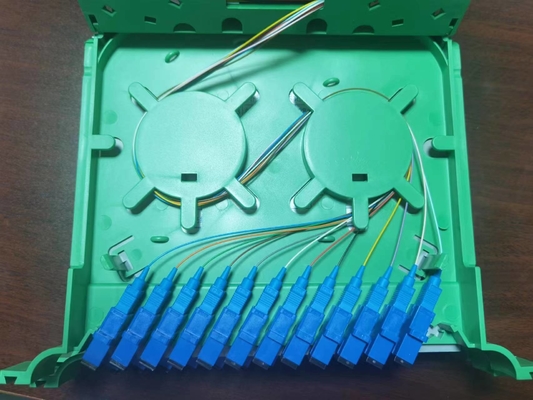 12 코어 소 스플라이스 트레이 FTTX ODB NAP FTTH 플라스틱 광섬유 스플라이스 케이블 트레이
