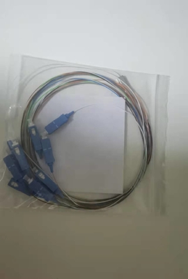 1260-1650nm 운영 파장 광섬유 PLC 스플리터 1x9 불균형 네트워크