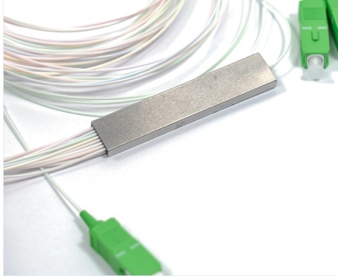 1*32 1*64 1*128 스틸 튜브 SC/ APC 미니 광섬유 GPON 1x128 PLC 스플리터