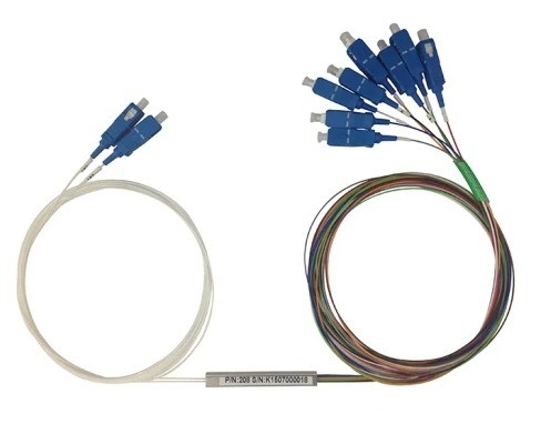 섬유 스플리터 0.9mm 1*3 1*5 1*6 1*7 2*4 2*32 방법 SC/UPC SC/APC 커넥터 스플리터 2*1