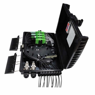 16 코어 ODN 광섬유 유통 터미널 박스 FTTH 및 견고한 PC ABS 재료