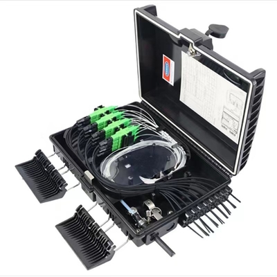 16 코어 ODN 광섬유 유통 터미널 박스 FTTH 및 견고한 PC ABS 재료