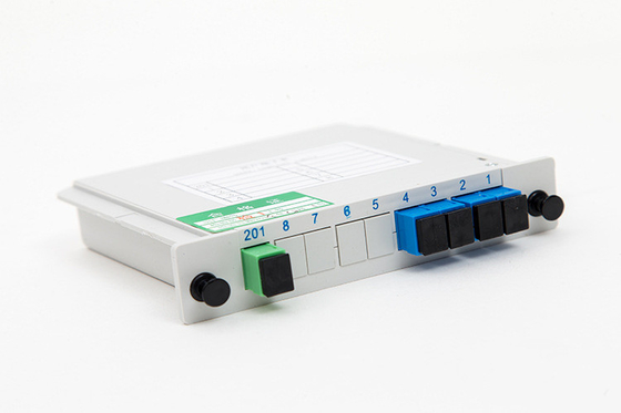 3G 네트워크 PLC 스플리터 1x4 SC UPC FTTH 박스에서 운영 파장 1260-1650nm
