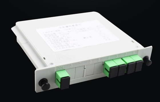 3G 네트워크 PLC 스플리터 1x4 SC UPC FTTH 박스에서 운영 파장 1260-1650nm