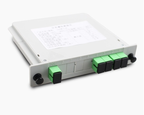 1*4 광섬유 녹색 SC APC에서 SC UPC 스플리터 Huawei 파장 1260-1650nm