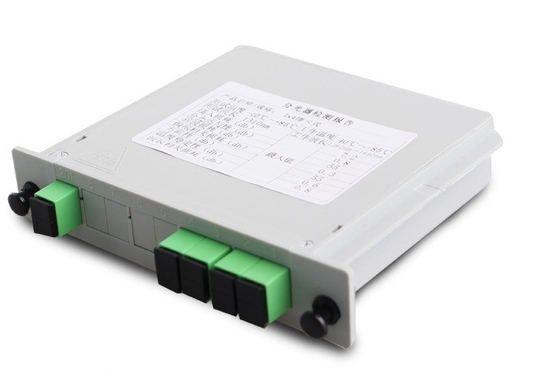 1*4 광섬유 녹색 SC APC에서 SC UPC 스플리터 Huawei 파장 1260-1650nm