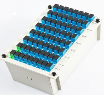 환전 손실 dB ≥50 광섬유 분할 캐세트 PLC 1x64 SC UPC 성능