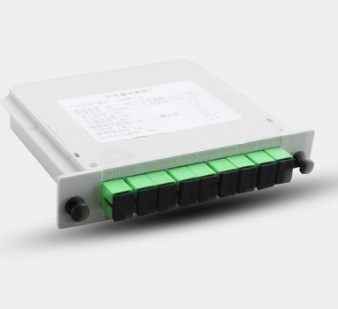전기 통신 FAT 및 FTD FTTH 섬유 분할기 WDM 카세트 타입 PLC 분할기 1x8 SC APC