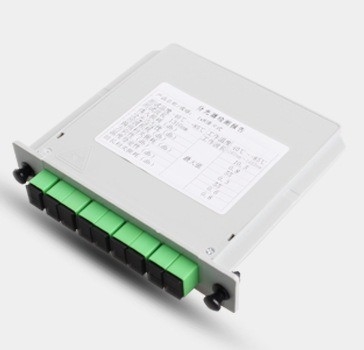 전기 통신 FAT 및 FTD FTTH 섬유 분할기 WDM 카세트 타입 PLC 분할기 1x8 SC APC
