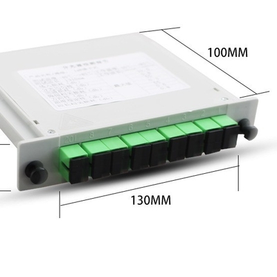 광섬유 타입 G657A 1x8 SC APC PLC 카세트 신호 전송용 광섬유 스플리터