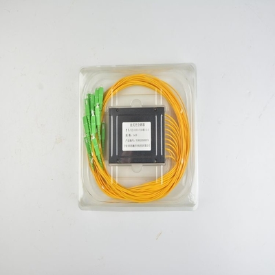 네트워크 PLC 스플리터 SC/APC ABS 박스 싱글 모드 광섬유 스플리터 SC/UPC PCL 스플리터