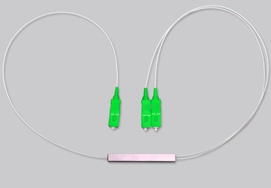 ANATEL 인증 1x8 SC/APC 마이크로 미니 블록 스틸 튜브 FTTH PLC 스플리터 및 3 시간