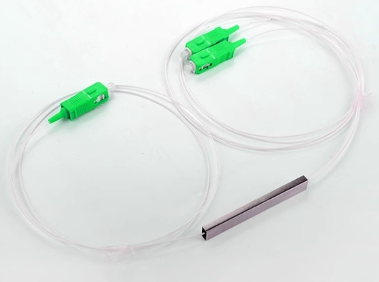 ANATEL 인증 1x8 SC/APC 마이크로 미니 블록 스틸 튜브 FTTH PLC 스플리터 및 3 시간