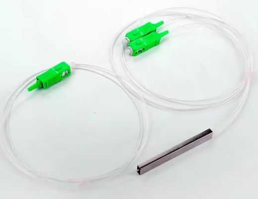 ANATEL 인증 1x8 SC/APC 마이크로 미니 블록 스틸 튜브 FTTH PLC 스플리터 및 3 시간