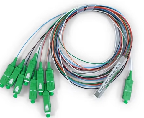 FTTH 미니 스틸 튜브 스플리터 광섬유 마이크로 1*8 SC APC MINI 1m 1.5m PLC 스플리터