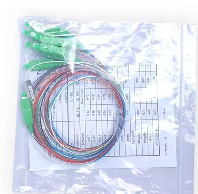 FTTH 미니 스틸 튜브 스플리터 광섬유 마이크로 1*8 SC APC MINI 1m 1.5m PLC 스플리터