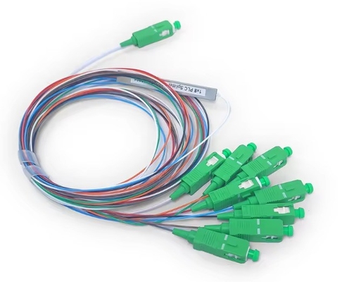 FTTH 미니 스틸 튜브 스플리터 광섬유 마이크로 1*8 SC APC MINI 1m 1.5m PLC 스플리터