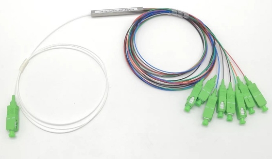 FTTH 미니 스틸 튜브 스플리터 광섬유 마이크로 1*8 SC APC MINI 1m 1.5m PLC 스플리터