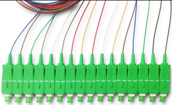 FTTH 마이크로 스틸 튜브 타입 1x16 SC APC 광섬유 Plc FAT 및 FTD를 위한 스플리터