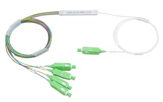 통신 1x2 4 8 16 C G657A1 0.9mm SCUPC 미니 타입 광섬유 PLC 스플리터