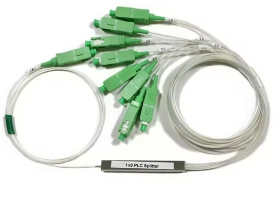 통신 1x2 4 8 16 C G657A1 0.9mm SCUPC 미니 타입 광섬유 PLC 스플리터