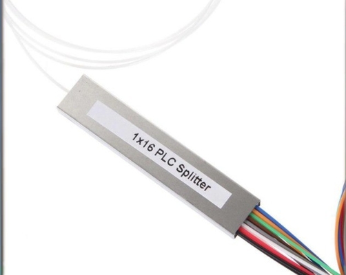 1260-1650nm 운영 파장 2x16 PLC 포스트 시장에 대한 맨 타입 섬유 스플리터