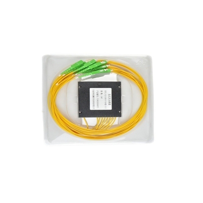 광섬유 1x8 PLC 스플리터 G657A 섬유 유형 및 0.5dB 온도 안정성
